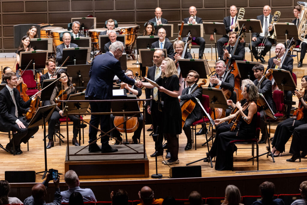 Stipendieutdelning orkester scen